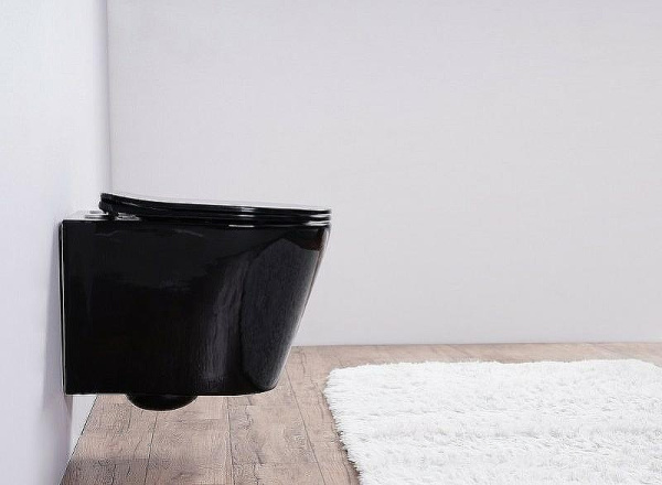 унитаз подвесной esbano clavel esupclavb цвет черный