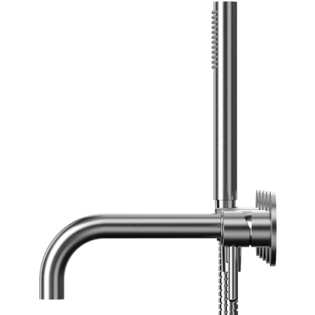 смеситель для ванны whitecross y brushed nickel y1240nib брашированный никель