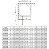 душевой уголок radaway almatea kdj 100 l×90 коричневое