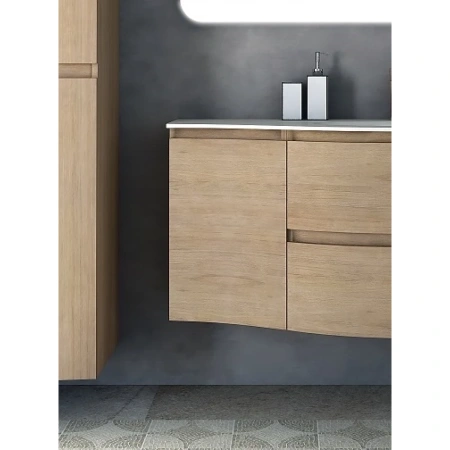 Подвесной шкаф Cezares Vague 34 L 54836 Rovere tabacco