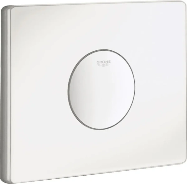 кнопка смыва для инсталляции grohe skate skate 38573sh0 для унитаза, пластик, цвет альпин-белый