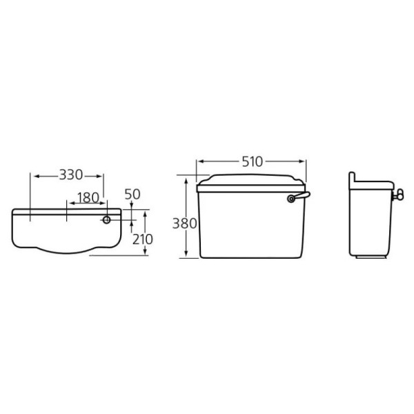 бачок для унитаза ideal standard reflections e475001