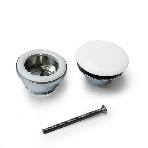 донный клапан artceram aca038 05 00 для раковины, универсальный, покрытие керамика, bianco matt