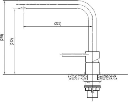 смеситель для кухни seaman eco venice ssn-1001-gl gun light