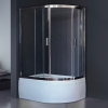 Душевой уголок Royal Bath RB 8120BK-T-CH L