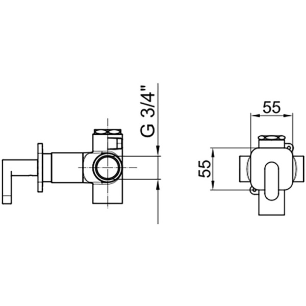 запорный вентиль 3/4" webert living lv690102015