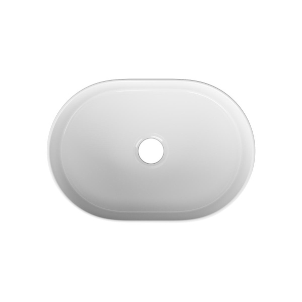 раковина накладная point виктория 46 pn43062 овальная, белая