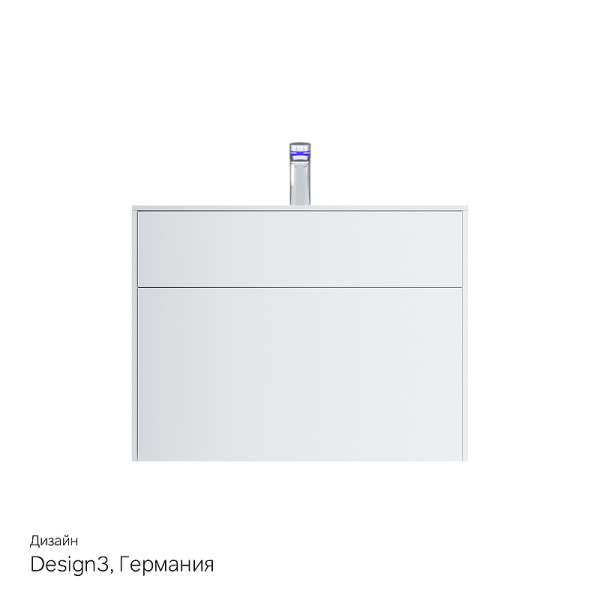 тумба под раковину am.pm inspire 2.0 m50afhx0803wm подвесная 80 см, 3 ящика, цвет белый, матовый