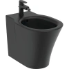 смеситель ideal standard cerafine o bc705xg для биде, с донным клапаном, черный матовый