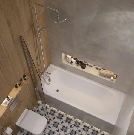 чугунная ванна jacob delafon soissons e2931-00 160x70 см, без антискользящего покрытия