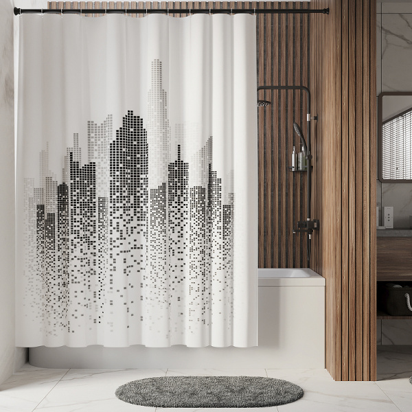 Штора для ванны WasserKRAFT Leine 180х200 SC-38101 цвет белый Штора для ванны WasserKRAFT Leine 180х200 SC-38101 цвет белый