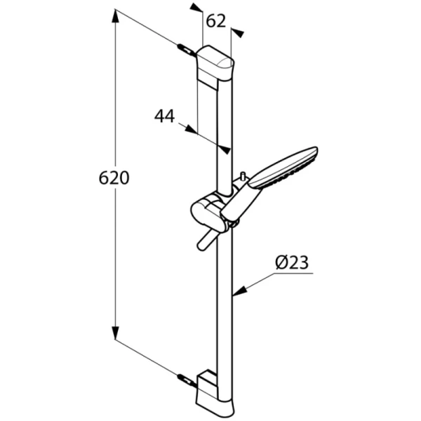 душевой гарнитур kludi freshline 1s 678300500