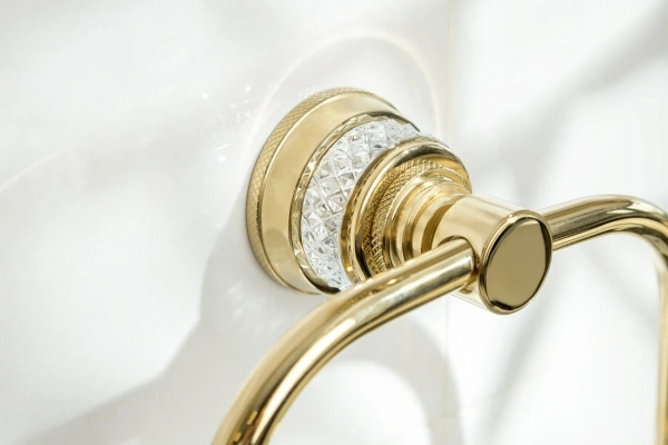 Полотенцедержатель кольцо Boheme Aura 10245-G золотой