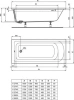 акриловая ванна ideal standard hotline k274501 160х70 см