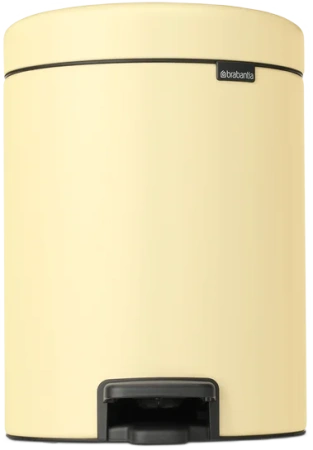 Мусорное ведро Brabantia NewIcon 233784 5 л, ванильно-желтое