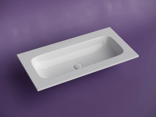 мебельная раковина ceramicanova grace прямоугольная 91см без отверстия под смеситель cn7019wx