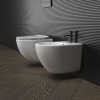 биде ceramicanova forma cn3010 подвесное, белое