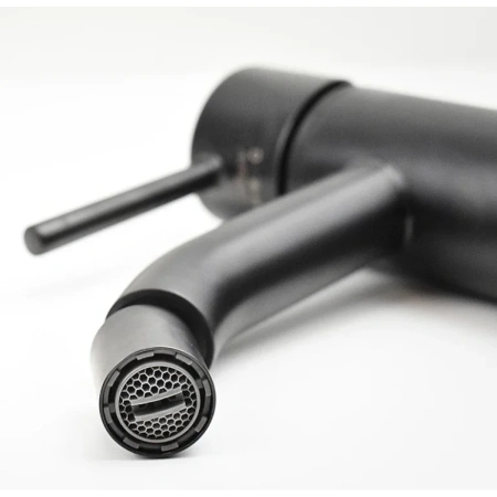 смеситель paini cox 78pz304o для биде, без донного клапана, черный матовый