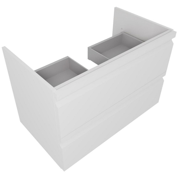 тумба с раковиной aquatek вега 80 aq77080-mw подвесная белая матовая