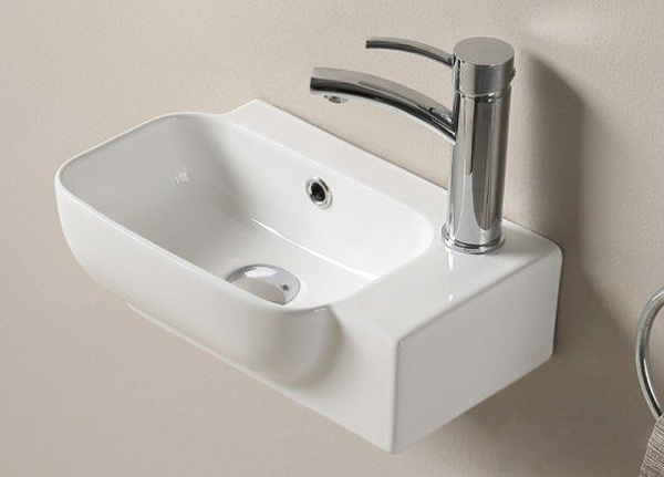 раковина ceramalux 40 78580l белая глянцевая