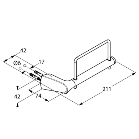 держатель туалетной бумаги kludi ambienta 5397105
