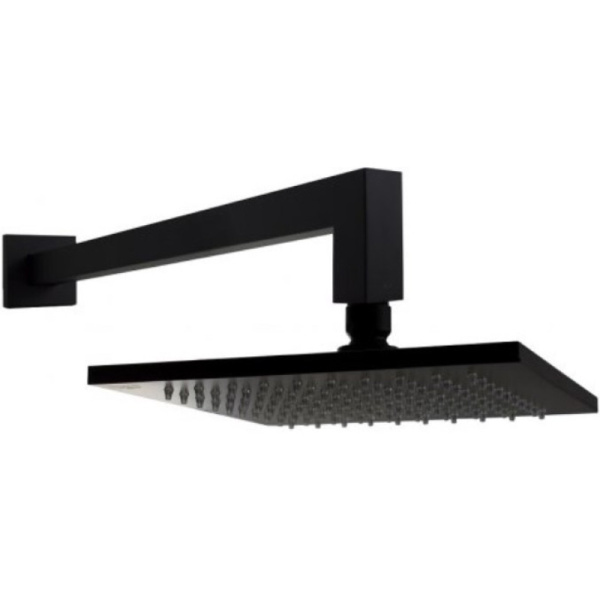кронштейн paffoni quadro zsof063no для верхнего душа, черный матовый