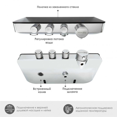 термостат для ванны wasserkraft elbe 7499 thermo