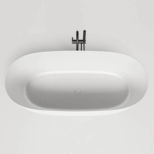ванна отдельностоящая 165х75 см salini sofia light 103611g, материал: s-sense, цвет: белый глянцевый