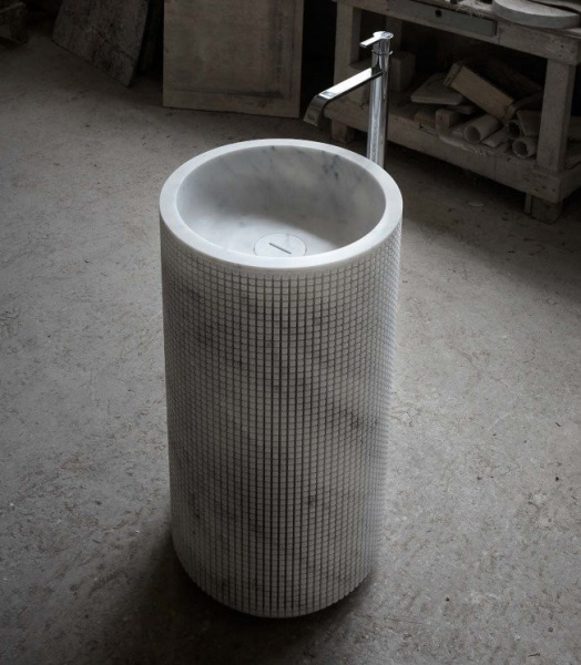 Раковина напольная 45 см Antonio Lupi Pixel PIXEL мрамор Carrara