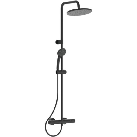 Душевая система Ideal Standard Ceratherm T25 A7546XG термостатическая, черный матовый