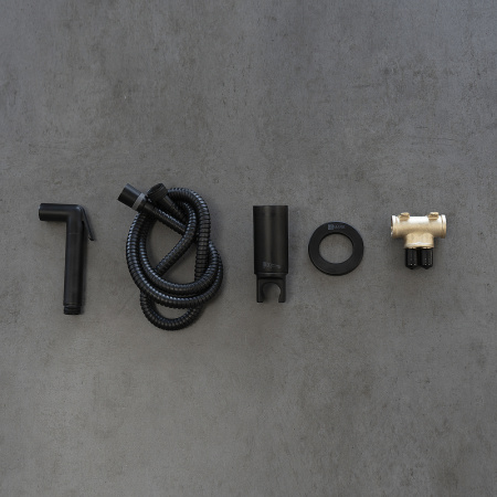 гигиенический душ со смесителем lemark solo lm7171bl черный матовый