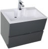 тумба с раковиной aquanet алвита 70 серый антрацит