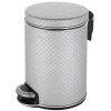Ведро для мусора Geralis V-PHH-B серебро цвет хром, 5 л