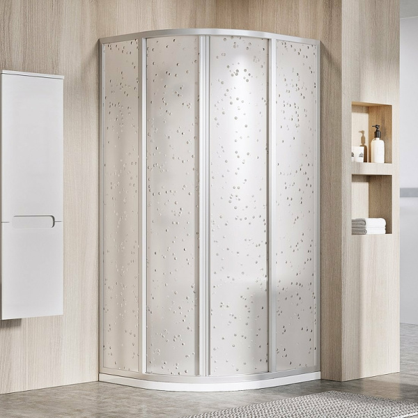 душевой уголок ravak supernova skcp4-90 90x90 3117ou0211 профиль сатин витраж пластик pearl
