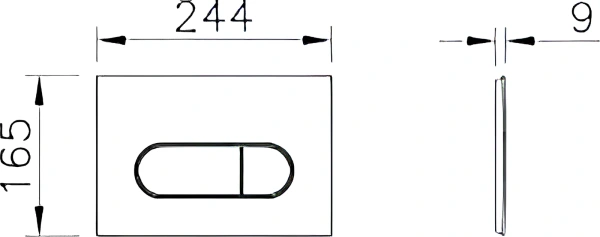 кнопка смыва для инсталляции vitra root round 740-2240 для унитаза, пластик, цвет глянцевая медь