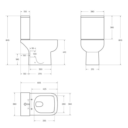 унитаз компакт belbagno aurora bb8604cpr/sc без бачка, с сиденьем микролифт