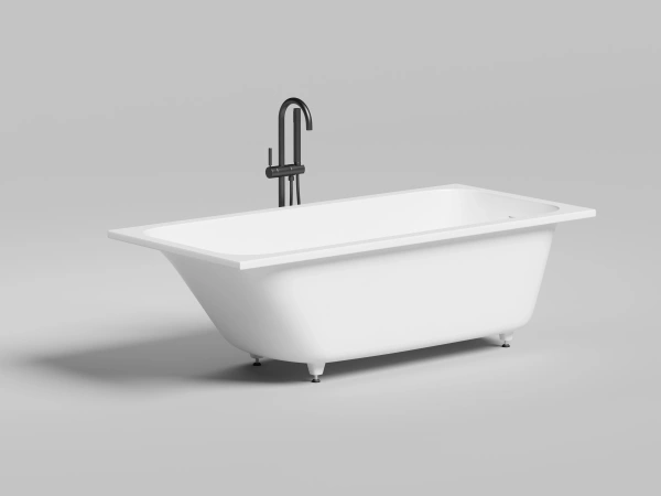 ванна 170х80 см salini orlanda kit 102116g s-sense, цвет: белый