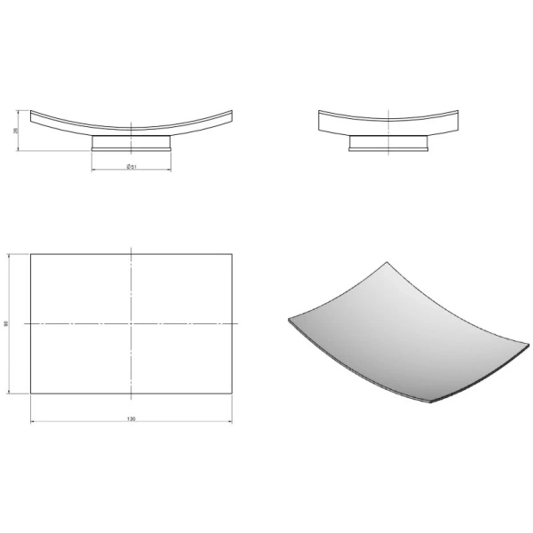 Мыльница Langberger 70117