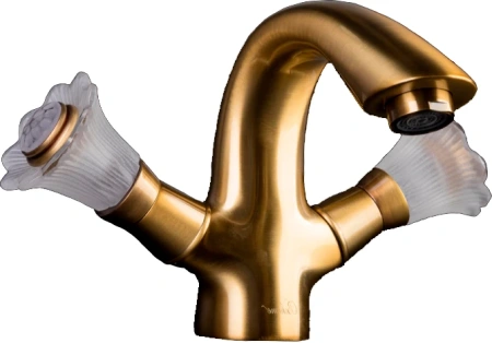 Смеситель для раковины Boheme Camelia 311 Бронза