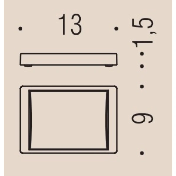 Мыльница Colombo Design Look B1642.000