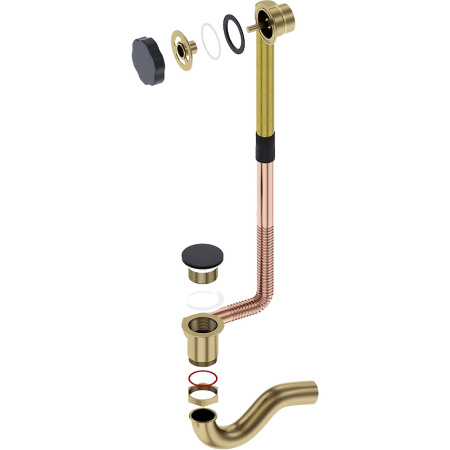 слив-перелив timo 8004/03 click-clack черный