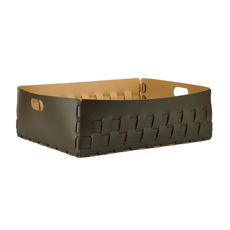 Корзинка Colombo Design Adj Bottega BADJ1049-5540 60x50хh20 см, оливковый|горчичный