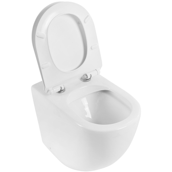 унитаз belbagno sfera-r bb2141cbr/bb2111sc приставной с сиденьем микролифт