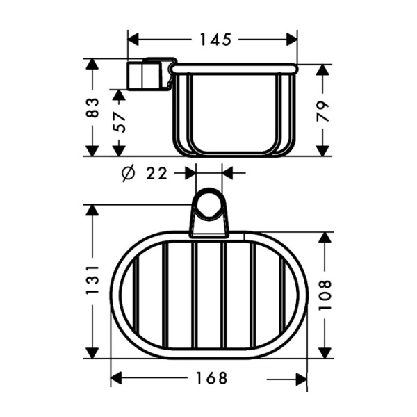 Мыльница Axor Montreux 42066990 Мыльница Axor Montreux 42066990