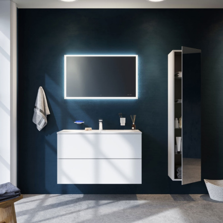 Зеркало AM.PM Spirit 2.0 M71AMOX1001SA 100x60 см с подсветкой, ИК-сенсором и системой антизапотевания