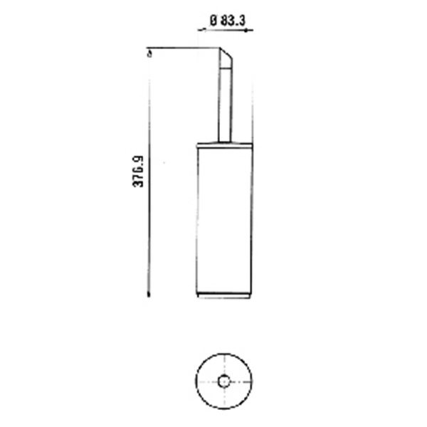 Ёршик для унитаза Paini Morgana 73CR061 хром