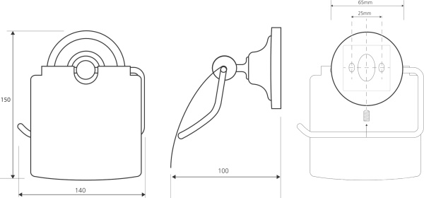Держатель туалетной бумаги Bemeta Retro 144212018