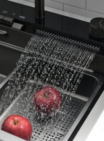 многофункциональная мойка для кухни esbano geyserus geyserus-5 оружейная сталь