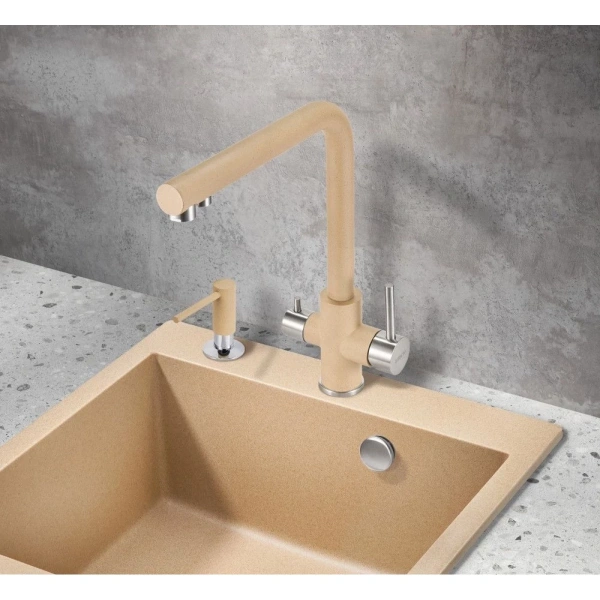 смеситель для кухни с подключением к фильтру milacio ultra mcu.553.bg