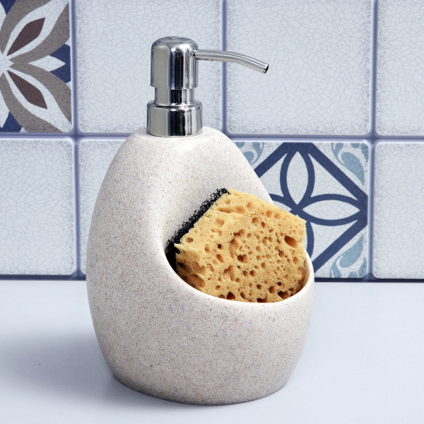 Дозатор для мыла WasserKRAFT K-8099 бежевый